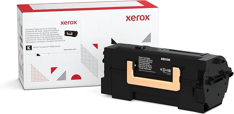 Xerox 006R04668 Standard Yield Black Laser Toner Cartridge – For Versalink B625 – 10,000 pages