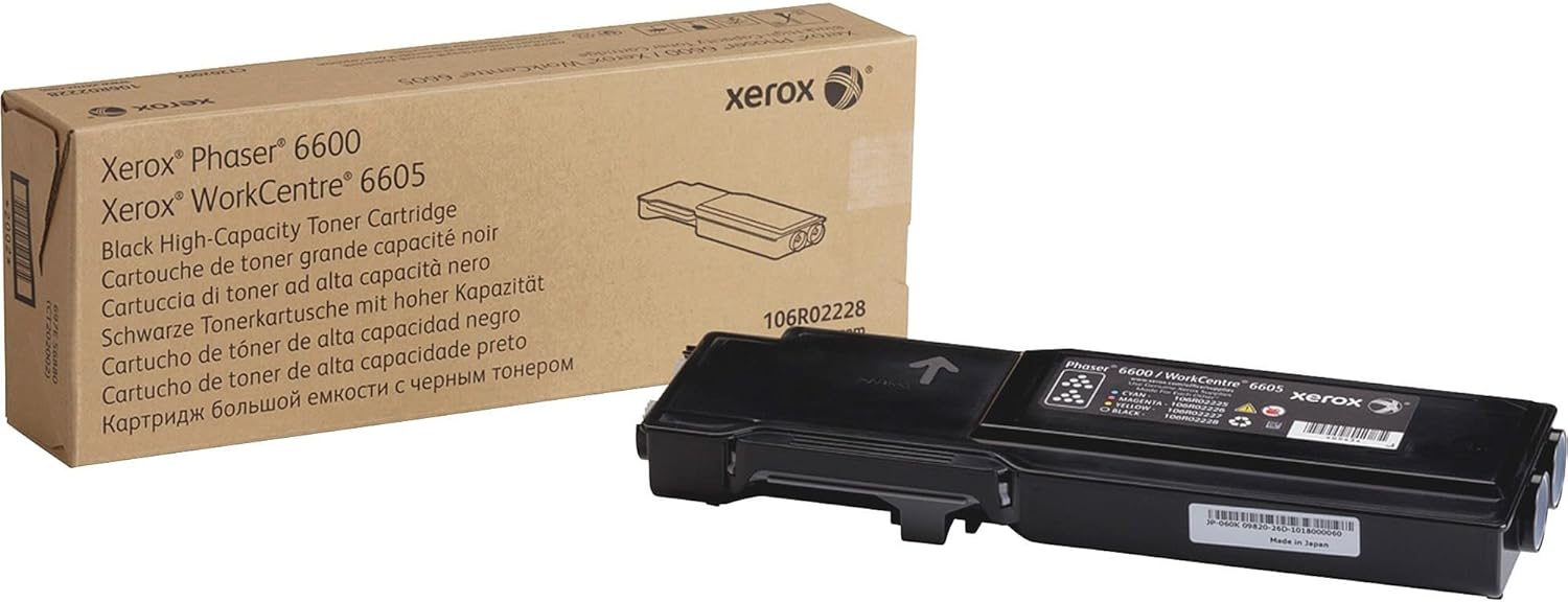 Xerox 106r02228 High-Yield Toner, 8,000 Page-Yield, Black