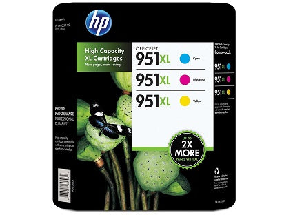HP 951XL Cyan High-yield Ink Cartridge, Works with HP OfficeJet 8600, HP  OfficeJet Pro 251dw, 276dw, 8100, 8610, 8620, 8630 Series, Eligible for  Instant Ink